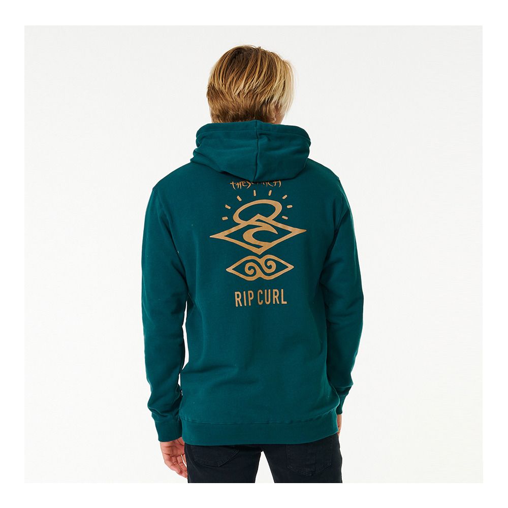 Rip Curl SEARCH ICON - Sweat Homme blue green