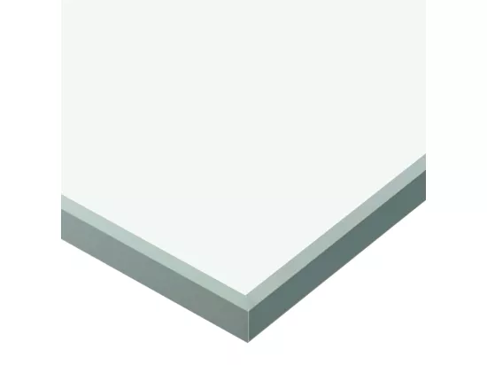 Porte coulissante à butées Verre ESG et aluminium 76x205 cm