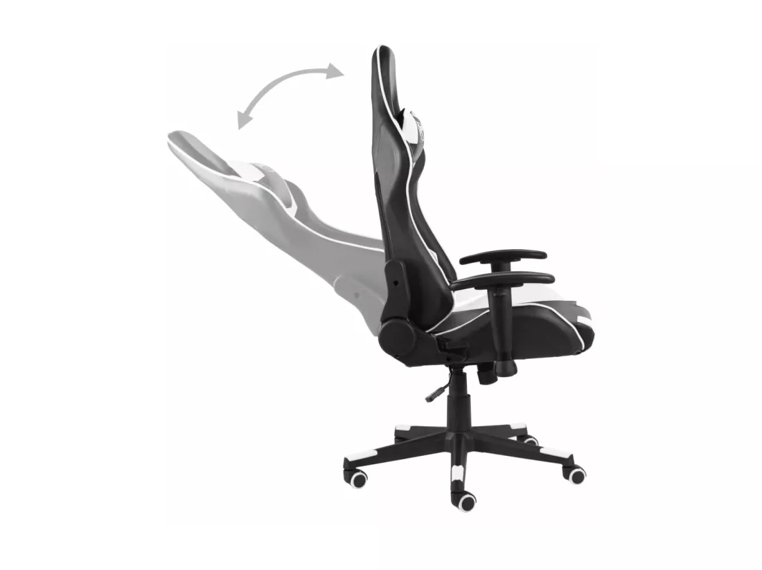 Chaise de jeu pivotante Blanc PVC
