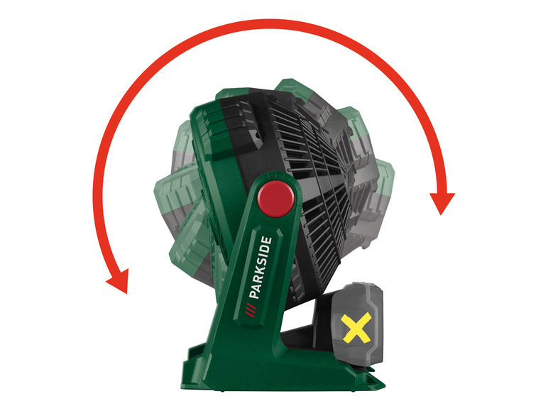 Accu-ventilator 20 V zonder accu en lader