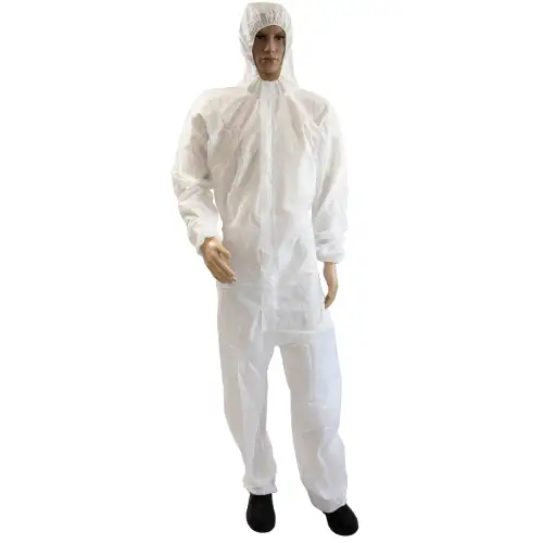 Combinaison de protection Propguard type 5-6 élastiques cagoule poignets taille chevilles blanc