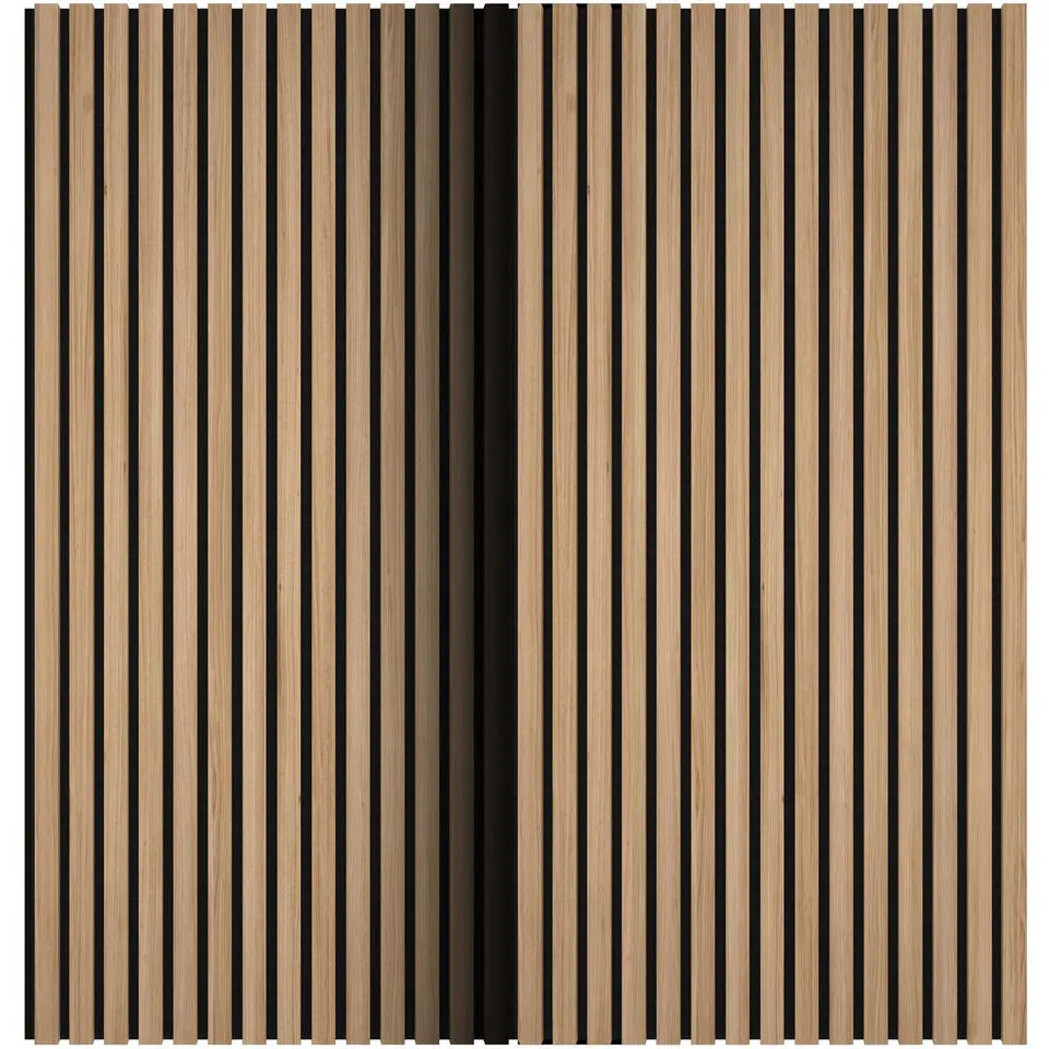 tectake Akoestische panelen Sonic Wall houtlook, Eiken