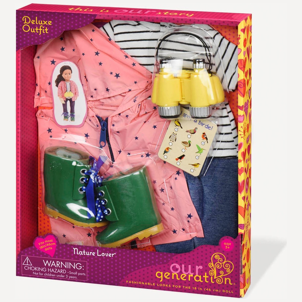 Our Generation Deluxe Vogelbeobachtungs-Outfit