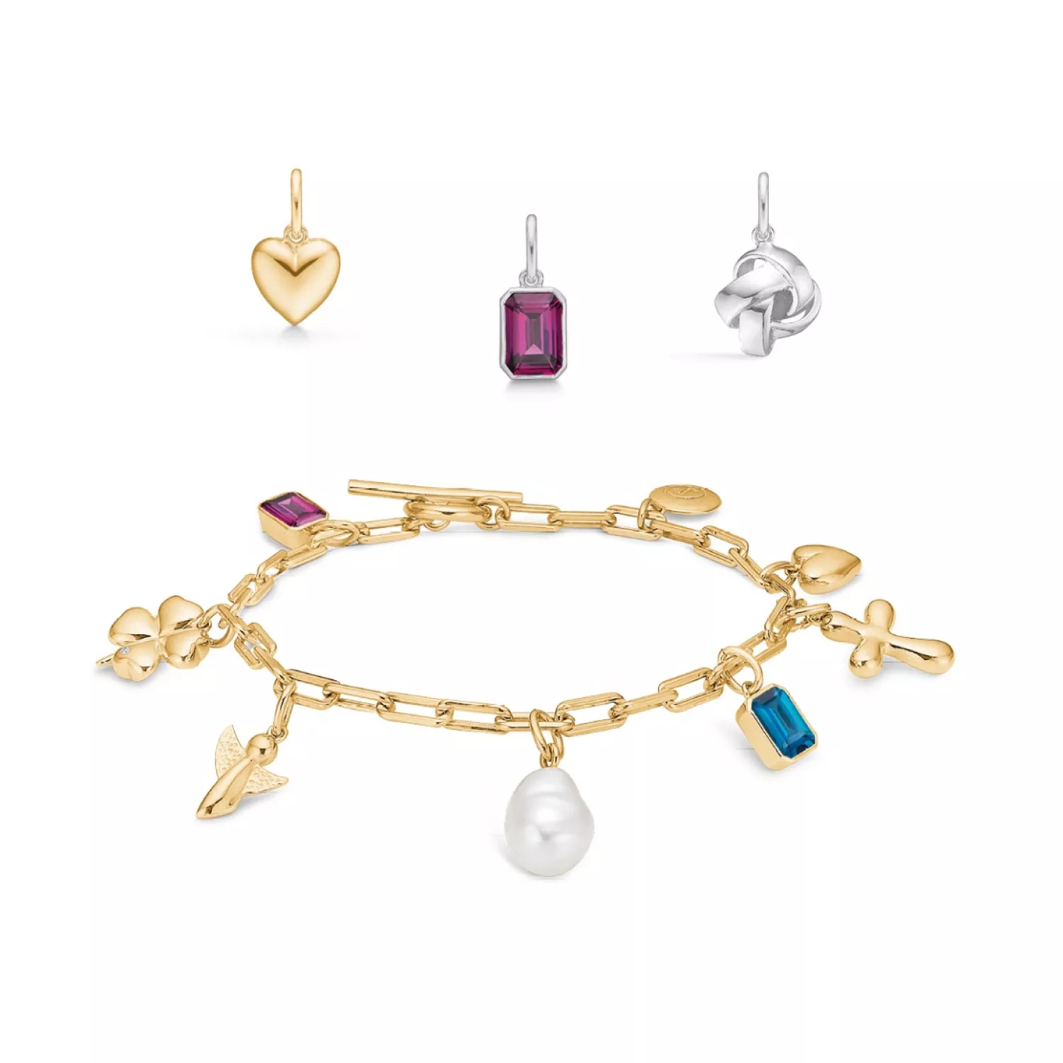 Mads Z My Charm Armbånd 14 kt. Guld 0,017 ct. 1550400