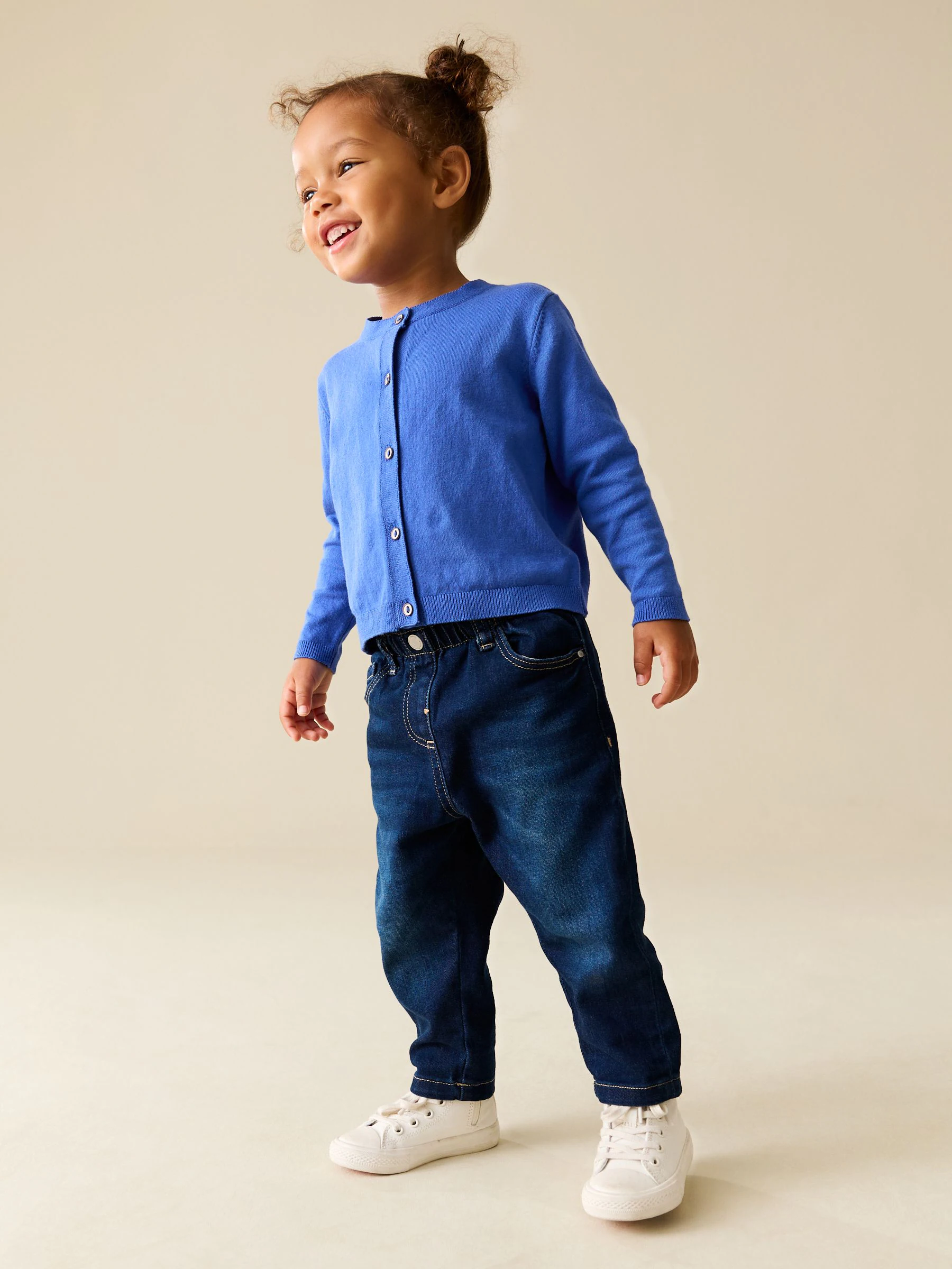 Kobaltblauw - Vest (3 mnd-10 jr)