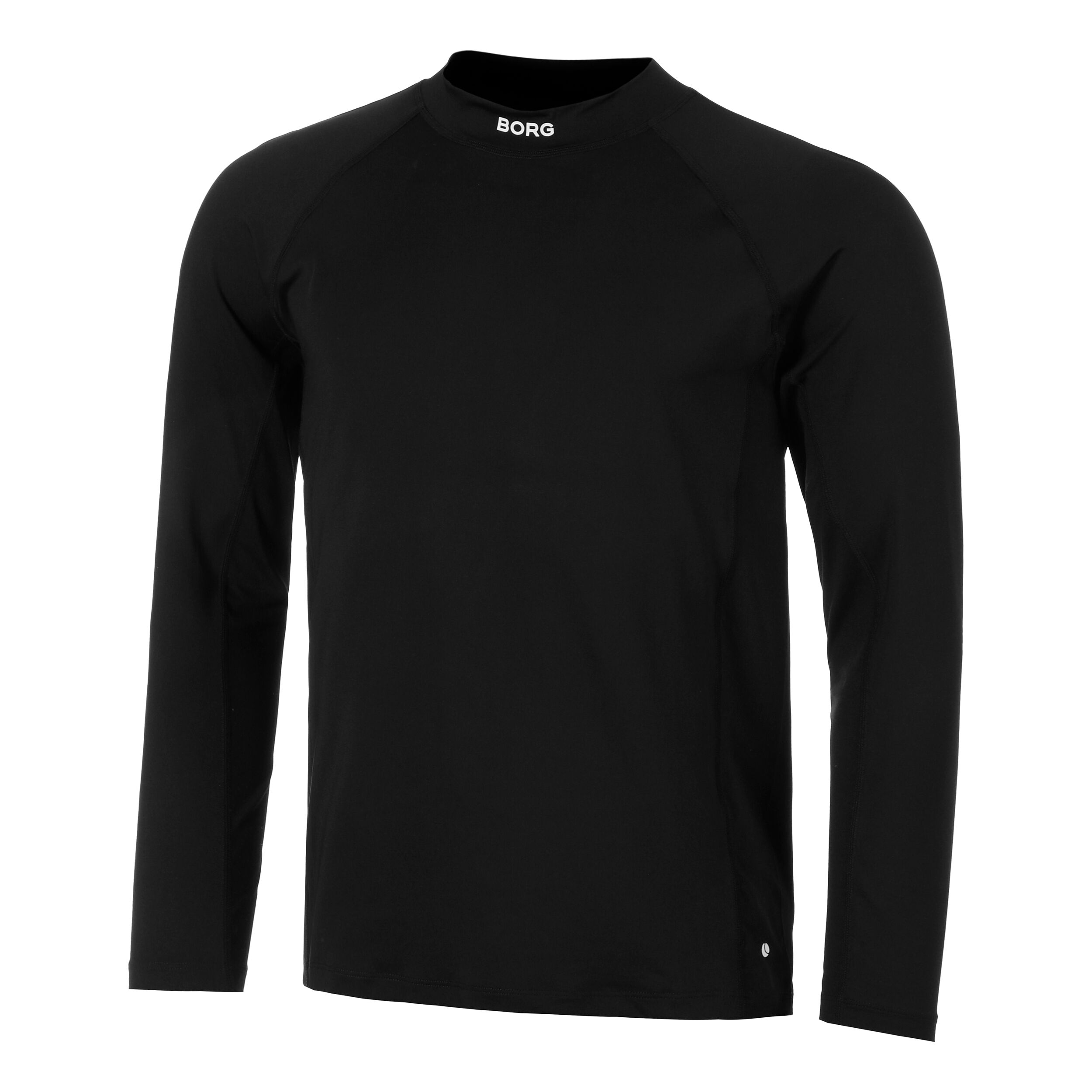 Björn Borg Mock Neck Haut Manches Longues Hommes - Noir