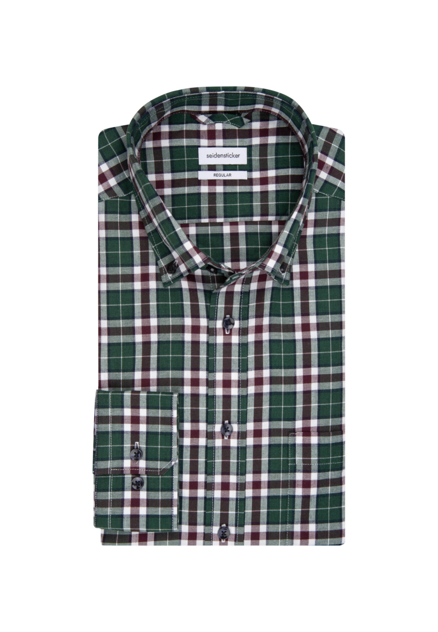 Seidensticker| Herren Flanellhemd Regular