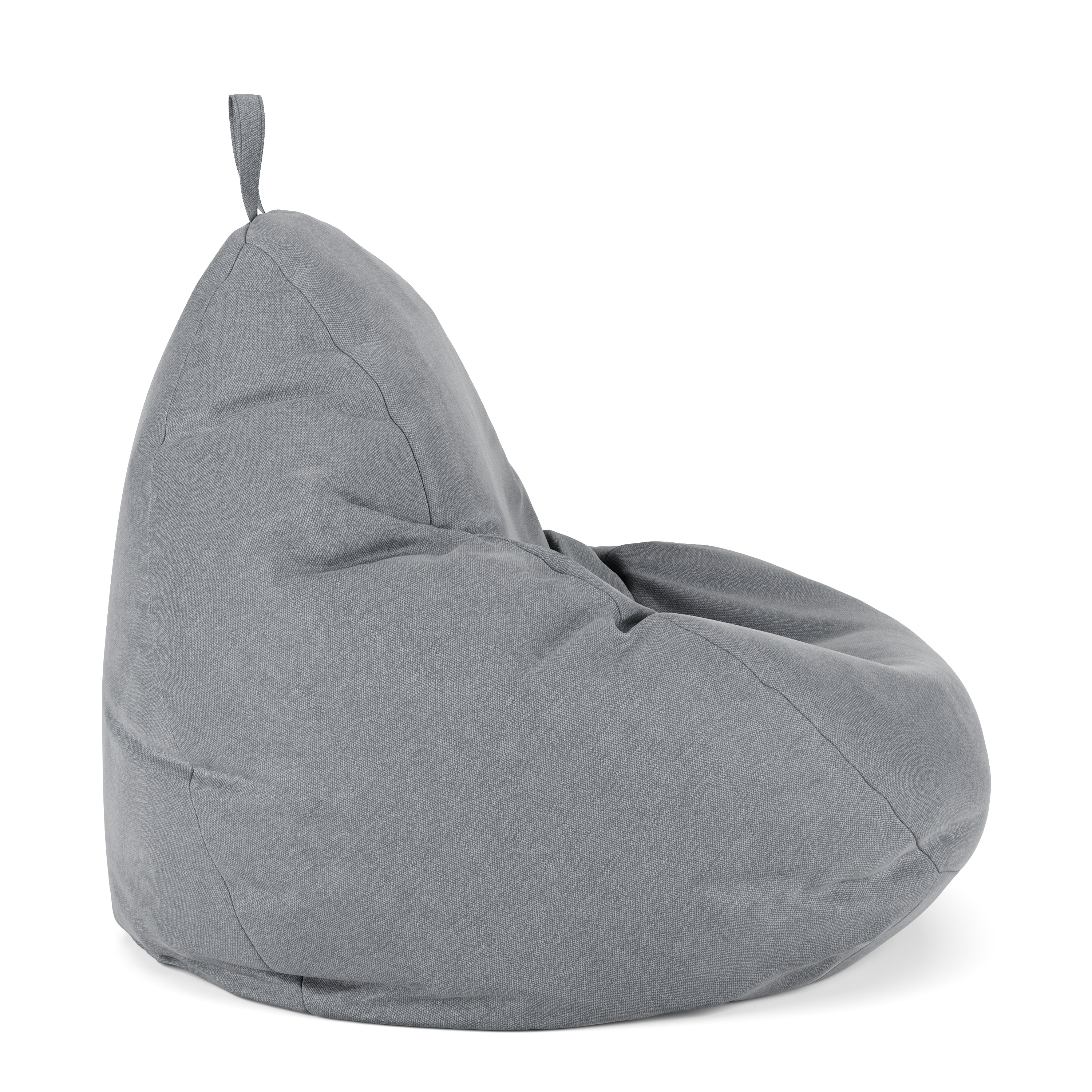 Sitzsack DROP 100 x 120 cm grau