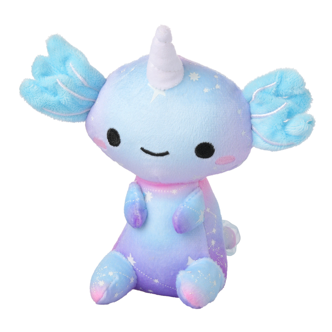 Topolino Kleines Plüschtier Axolotl hellblau / lila