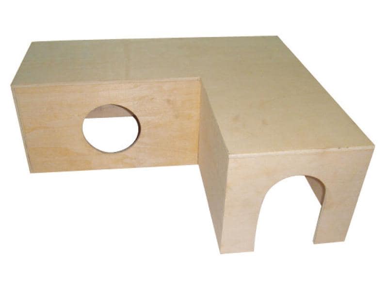 SwissPet Meerschweinchenhaus, 51 x 43 x 18 cm Haus für Meerschweinchen und Kaninchen