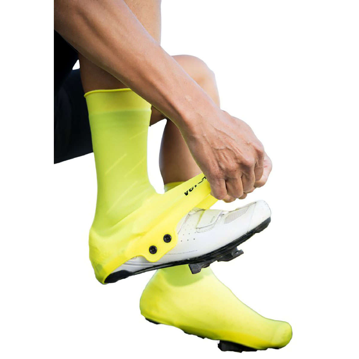 Velotoze Silicone Overschoenen Fluo Geel