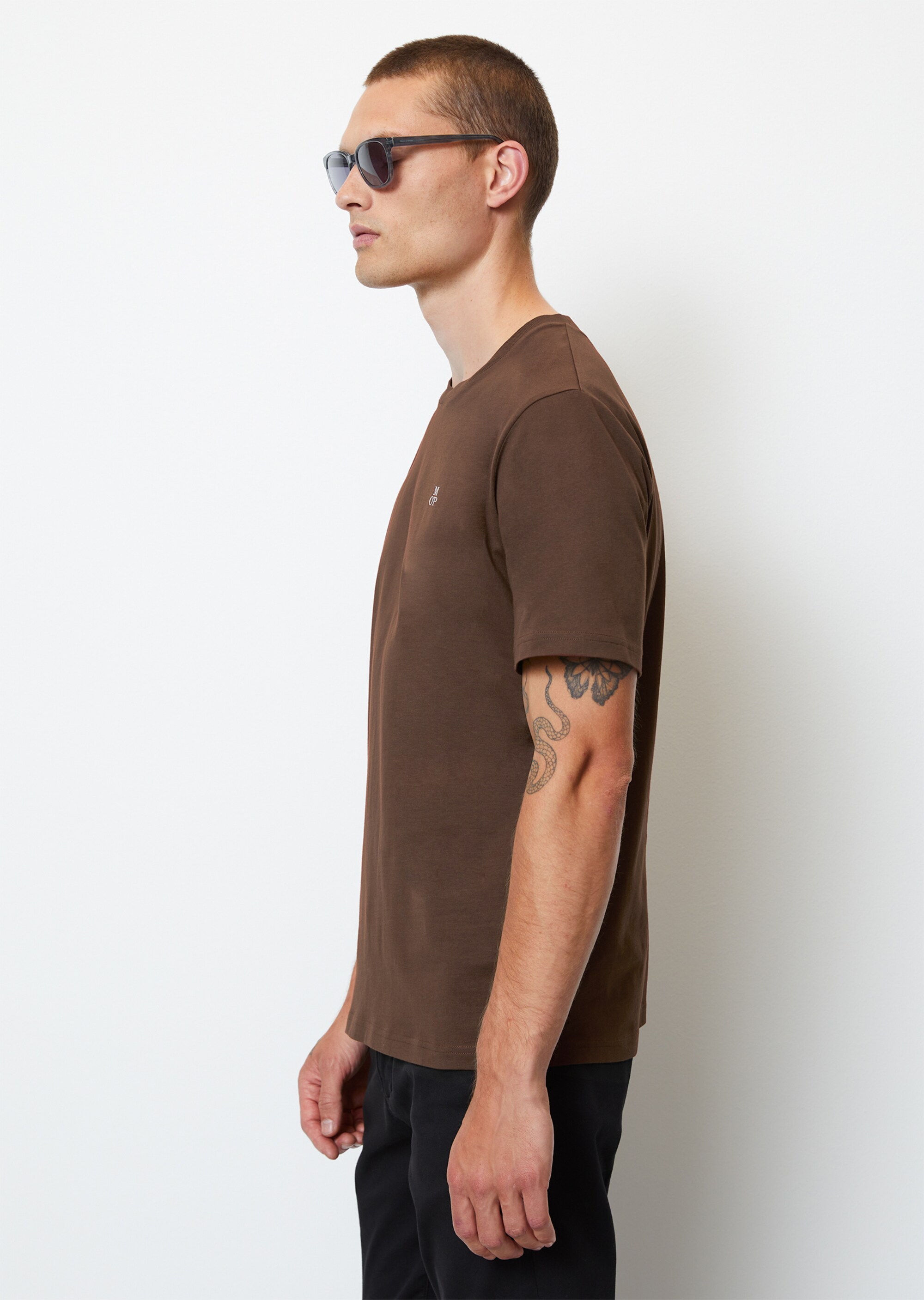 Basic-T-Shirt regular aus reiner Bio-Baumwolle