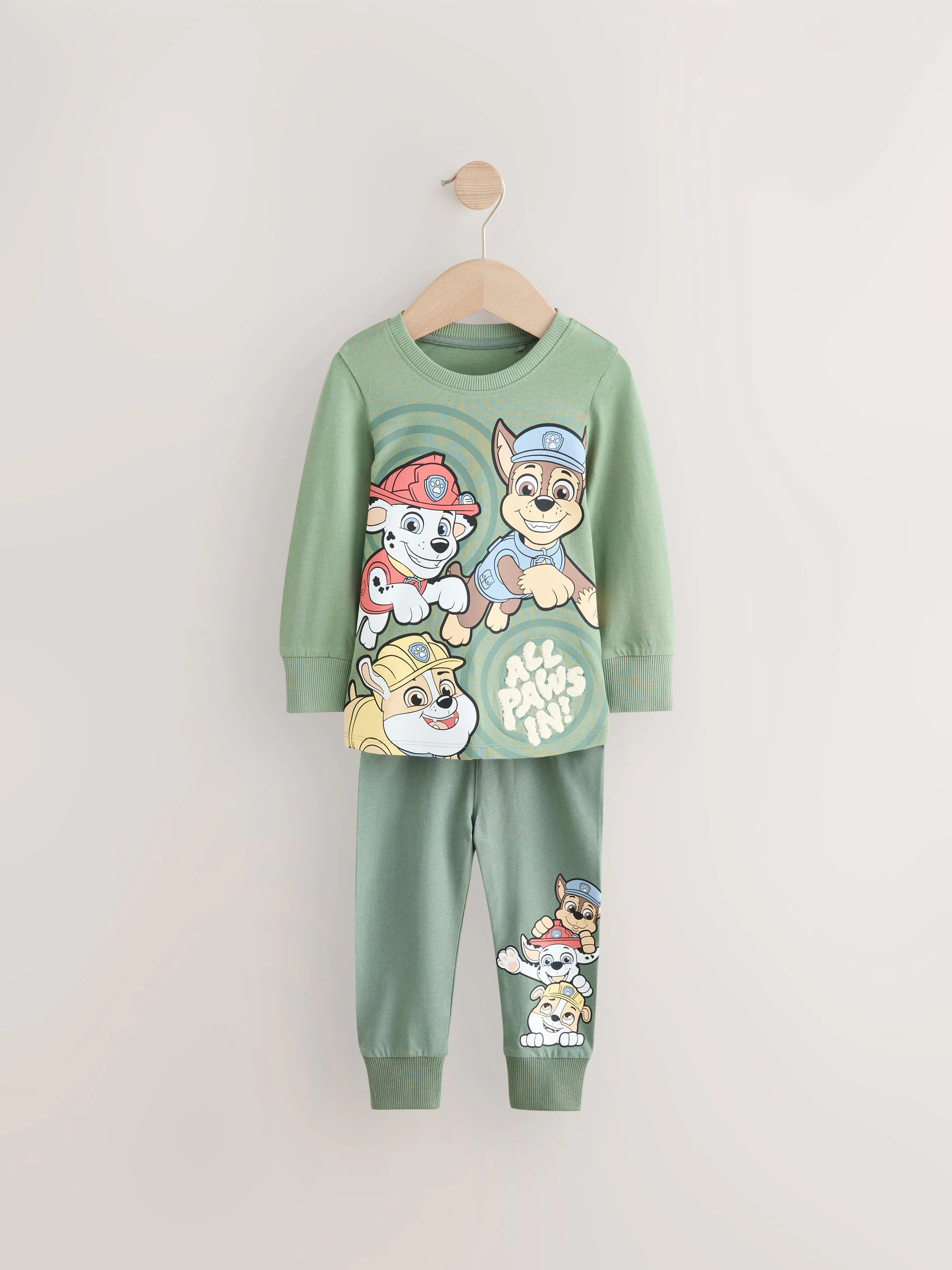 Green/Blue/Red Paw Patrol - Gelicentieerde knusse pyjama's 3 pack (9mnd -9jr)