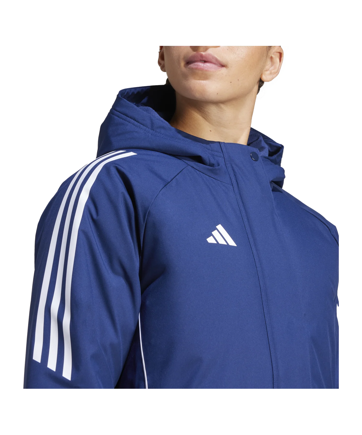 adidas Tiro 24 Winterjacke Damen Blau Weiss