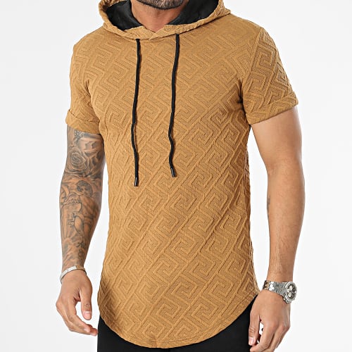 Tee Shirt Capuche Oversize Camel Renaissance