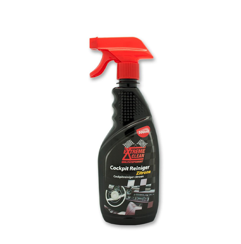 Extreme Clean - (500ml) Auto Cockpit Reiniger Spray mit Sprühkopf - Zitrone