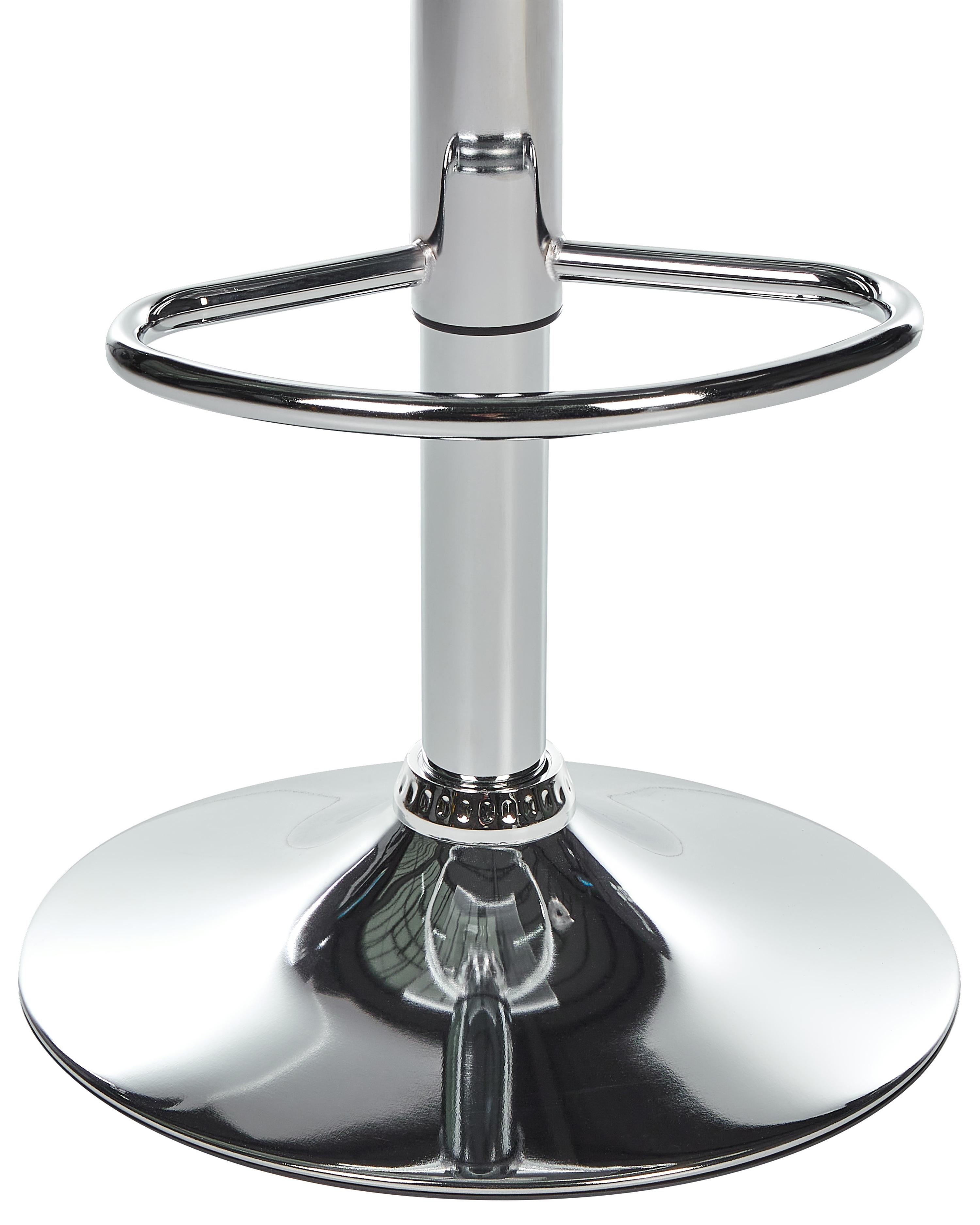 Set van 2 barstoelen NEUM draaibaar Transparant