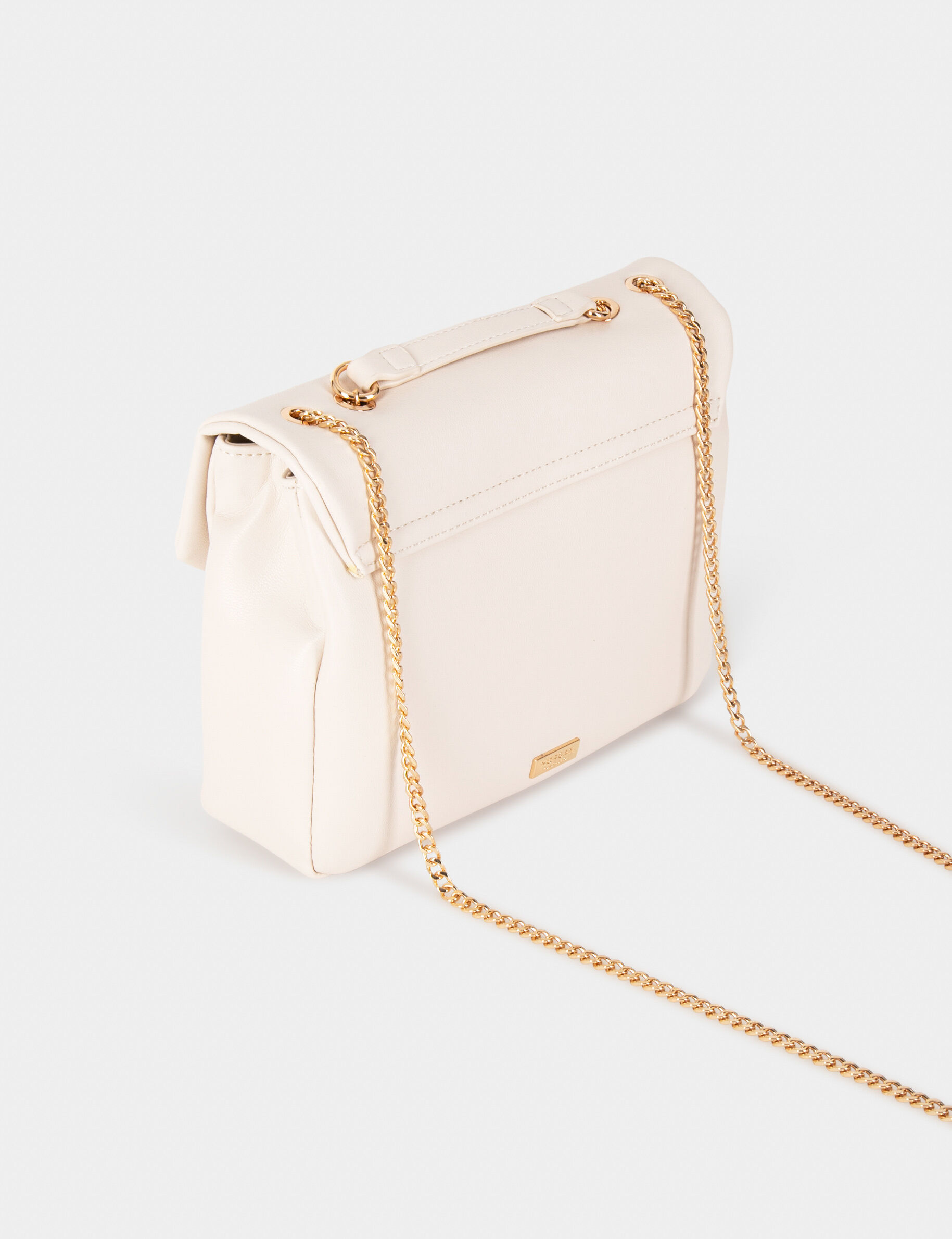 Sac effet enveloppe beige femme - beige
