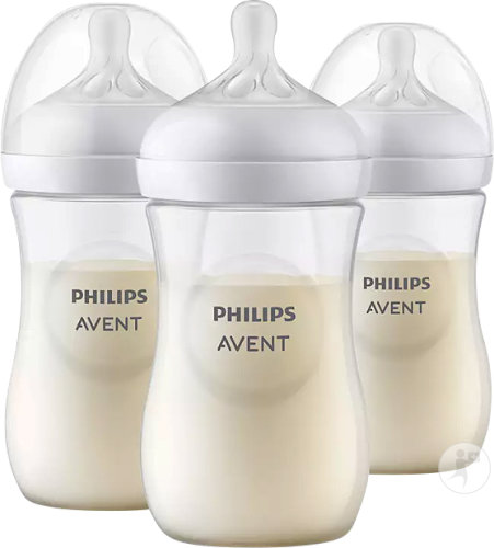 Philips Avent Natural Response Biberon 260ml +1 Mois Débit 3 Lot 3 Pièces (SCY903/03)
