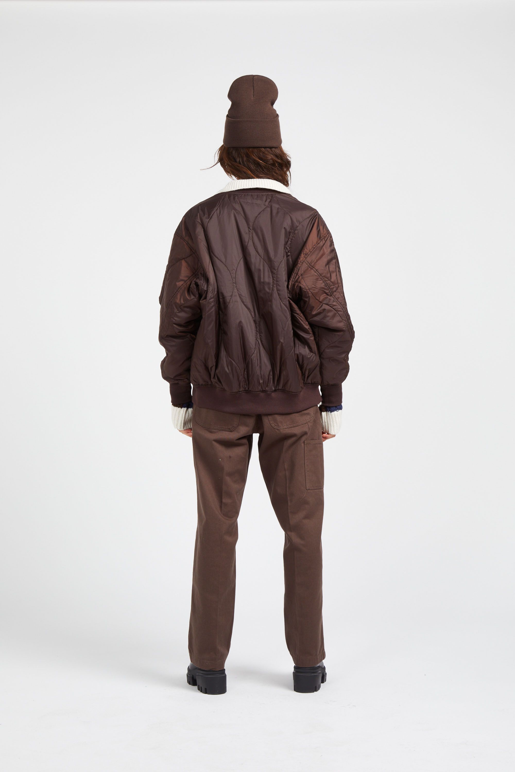 OBEY Doudoune DAYBREAK MA-1 BOMBER JVA Marron