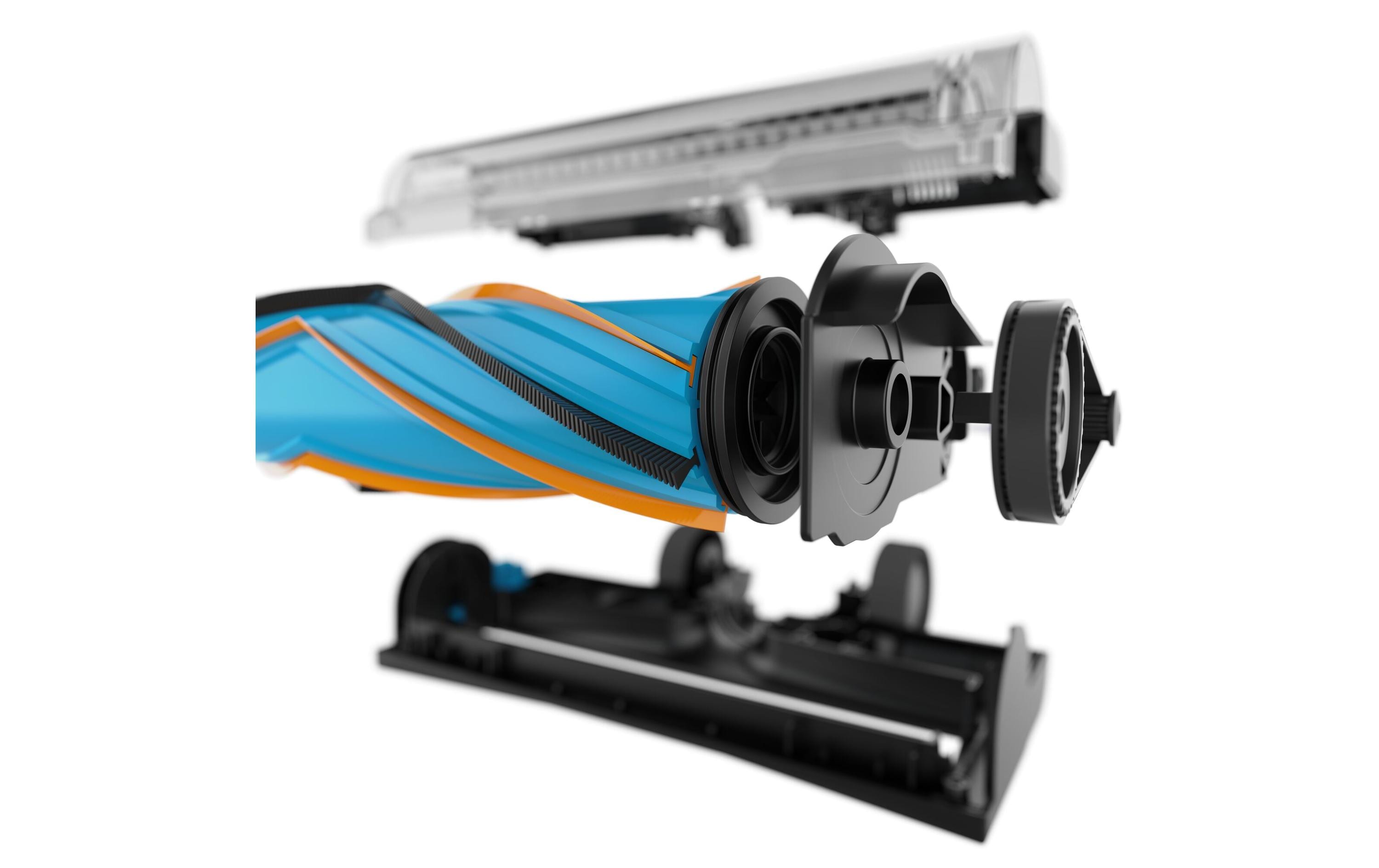Akku-Hand- und Stielsauger BHFEB520D1 Grau/Schwarz<br>Kabelloser Staubsauger mit Lichtstrahl-Stauberkennung