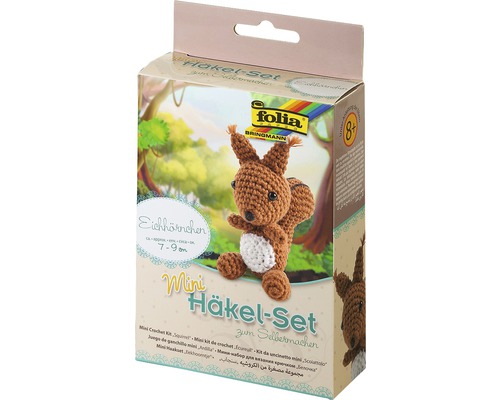 Creatieve set mini haakpakket eekhoorn