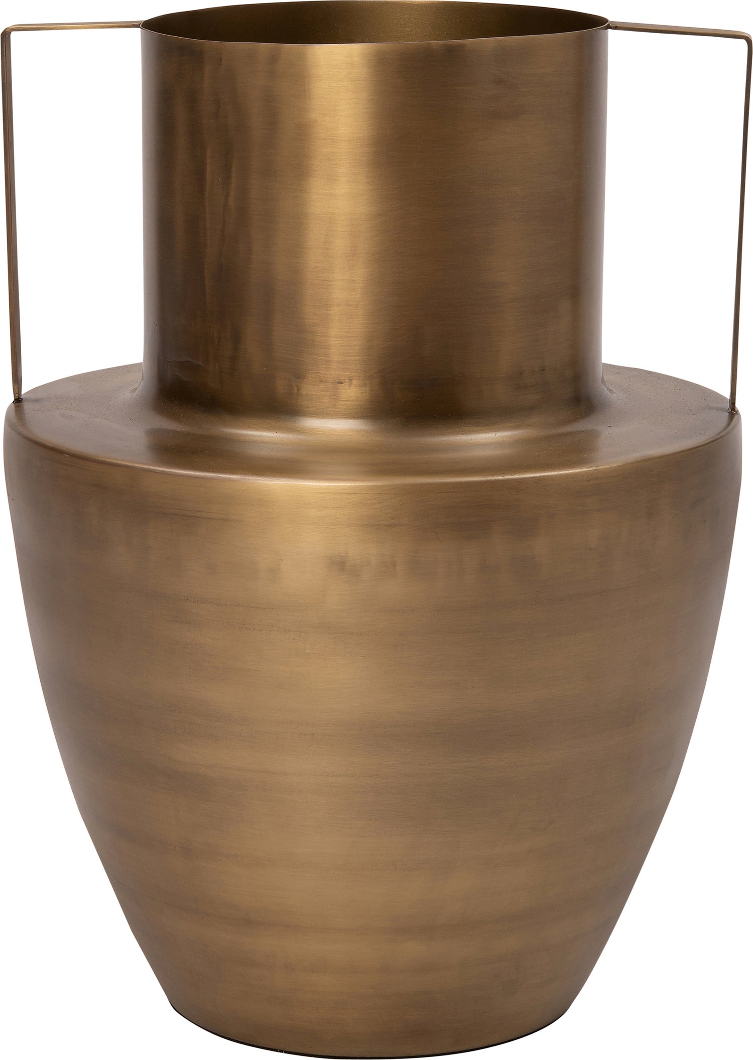 Intratuin vaas Zev goud D 32 H 42 cm
