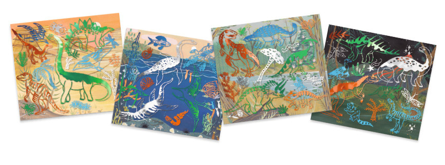 Djeco Djeco Artistic Patch Dino dj09463