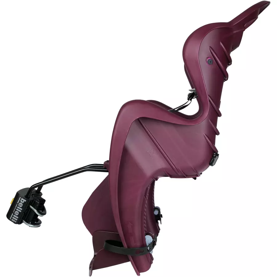 BELLELLI Kindersitz Fahrrad Mr Fox Luxe B-Fix Frame Mount Red Must