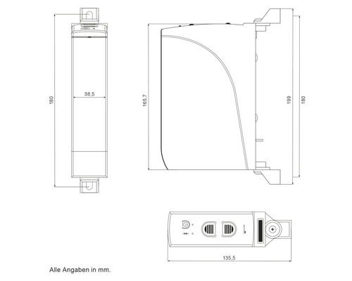 Schellenberg Rollodrive 35 bandopwinder, 22637, trekkracht 12 kg