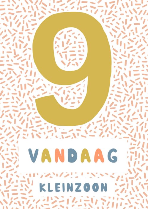 Greetz | Verjaardagskaart | Stippen | Kleinzoon