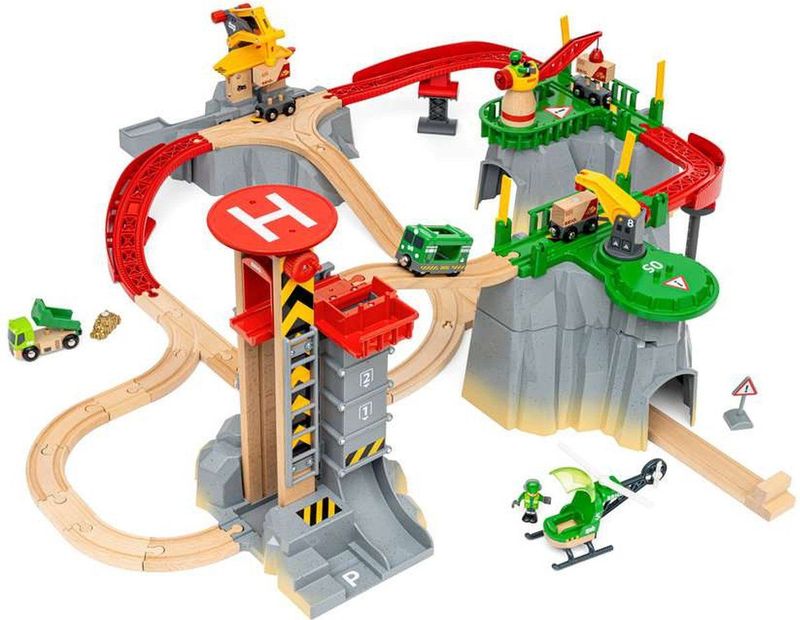 BRIO Cargo Mountain Set - 36010 - Treinbaan