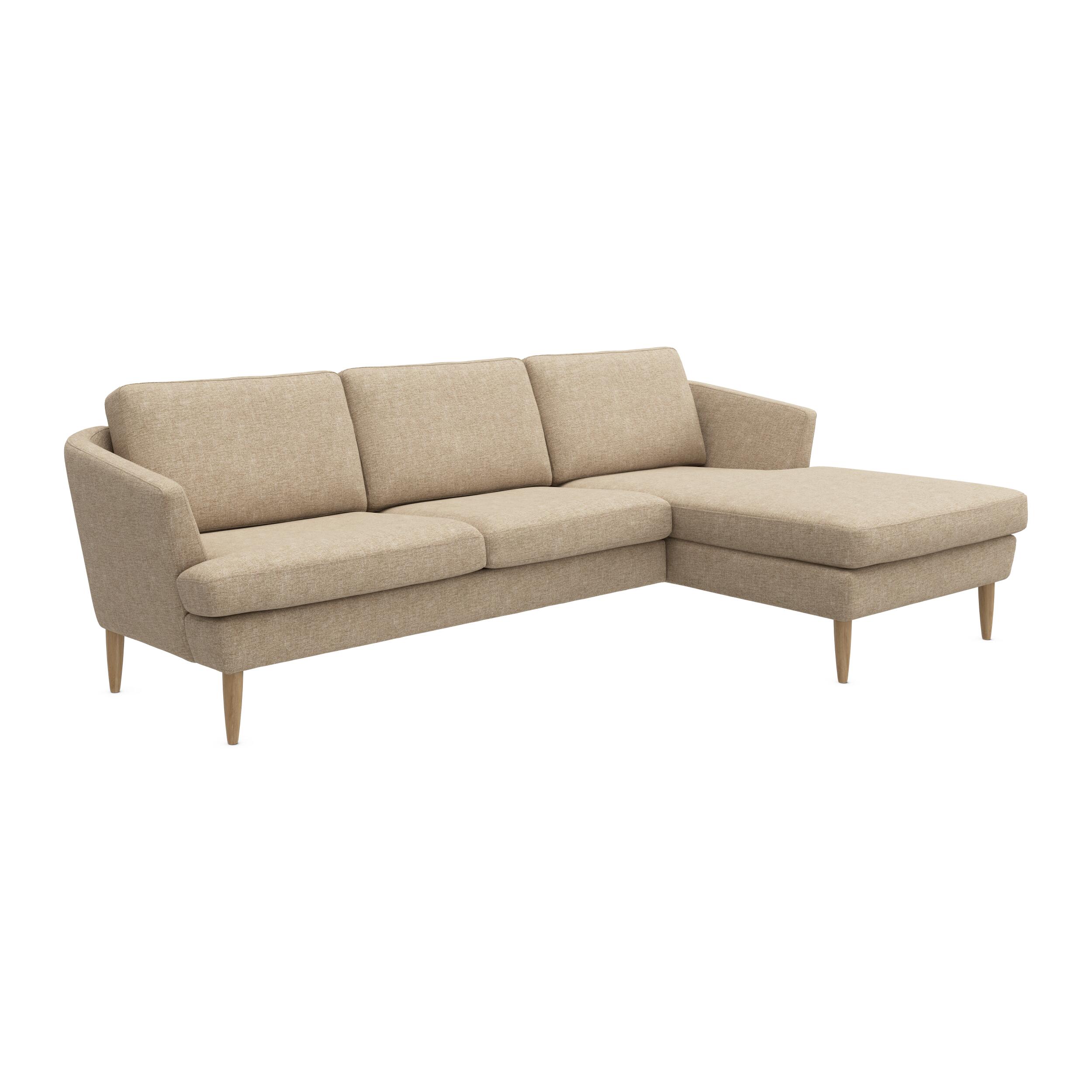 Timian højrevendt sofa med chaiselong