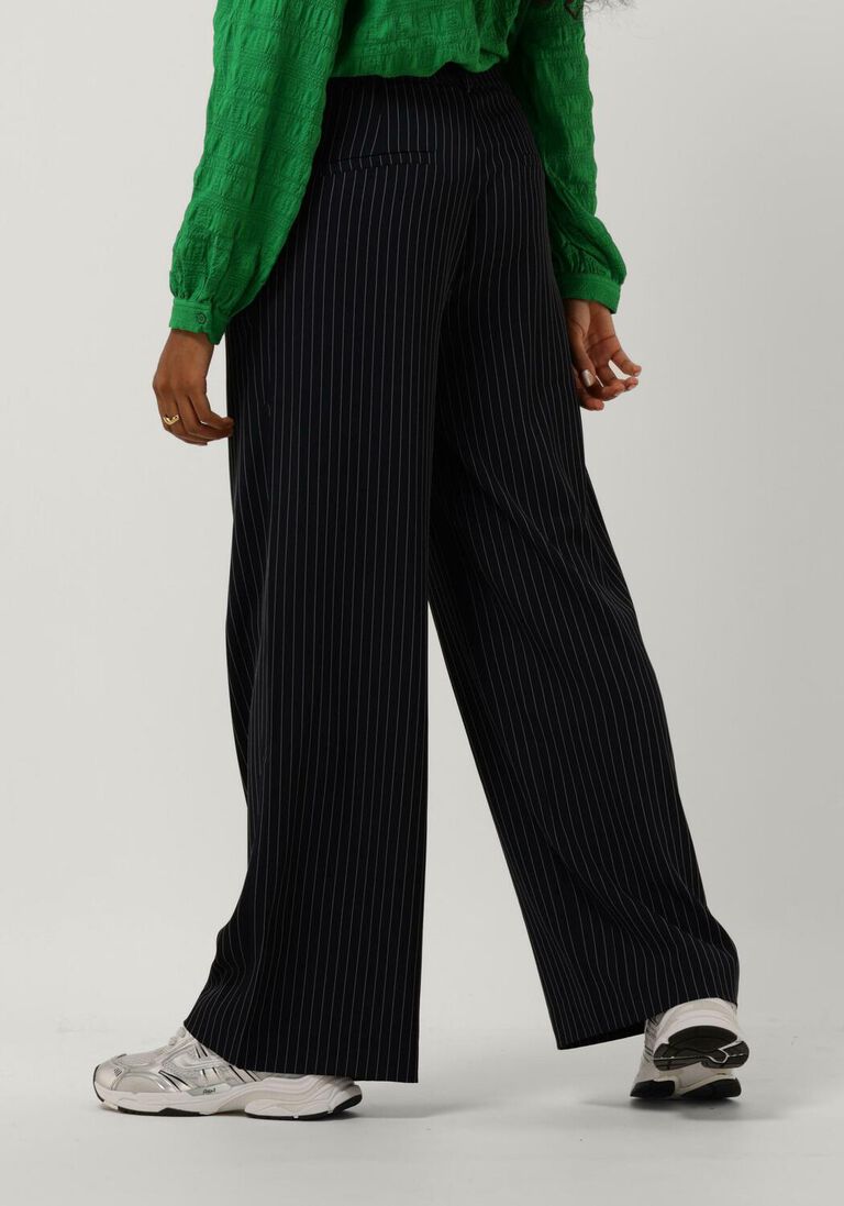 LOLLYS LAUNDRY donkerblauwe lollys laundry pantalon leo pants