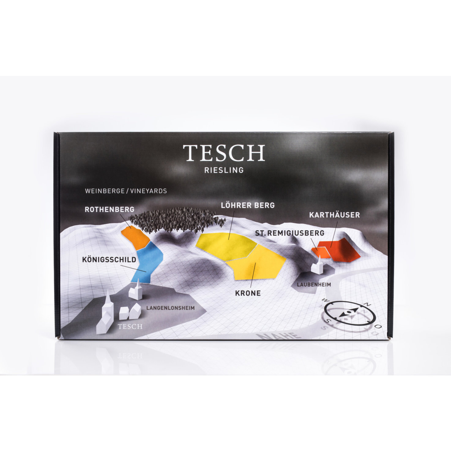 Riesling-Box Weinberge Weingut Tesch 6x75cl -450cl