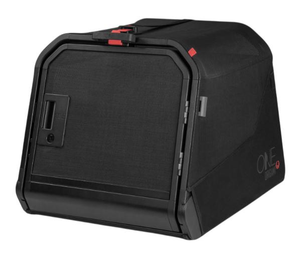 1one1 Origami Hundetransportbox, schwarz, S,