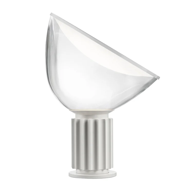Flos - Taccia LED Tischleuchte , weiss matt