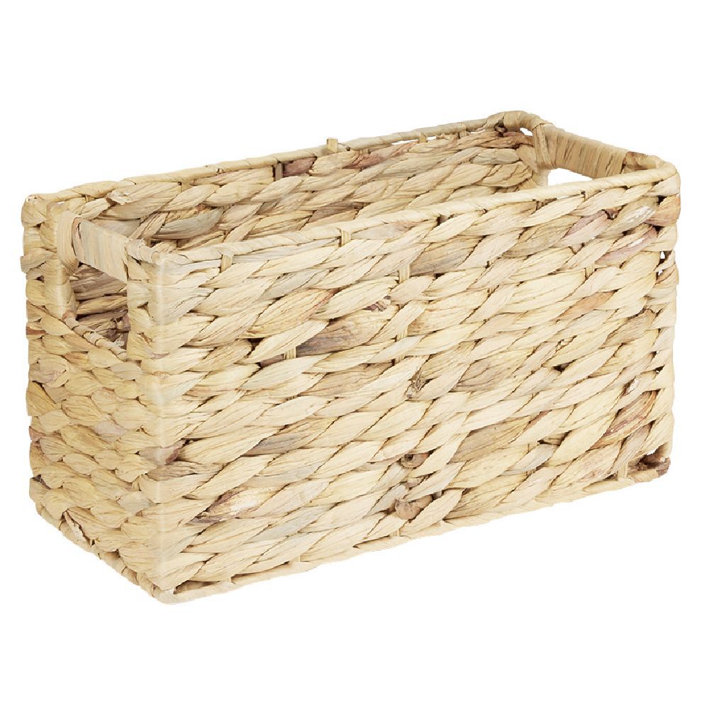 Panière jacinthe d'eau naturel Moyen modèle L29,5x14,5xH17cm