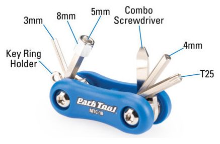 Multi-Outils Park Tool MTC-10 7 Fonctions
