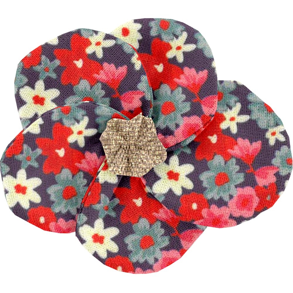 Petite Barrette Pétales De Fleur Tapis Rouge