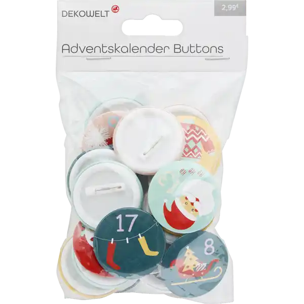 Adventskalender Buttons