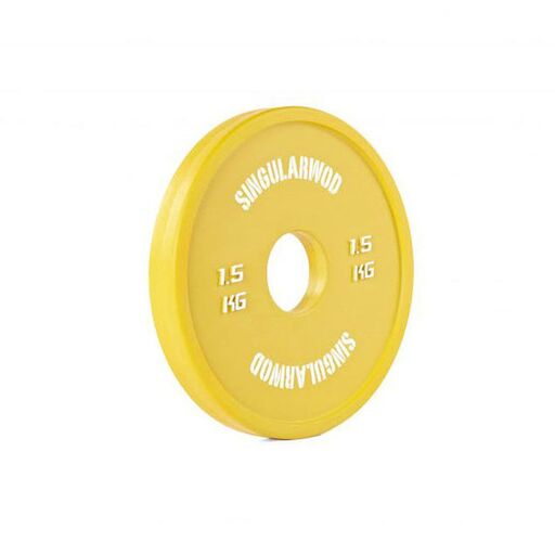 Disco de borracha Singular Wod de 1,5 kg