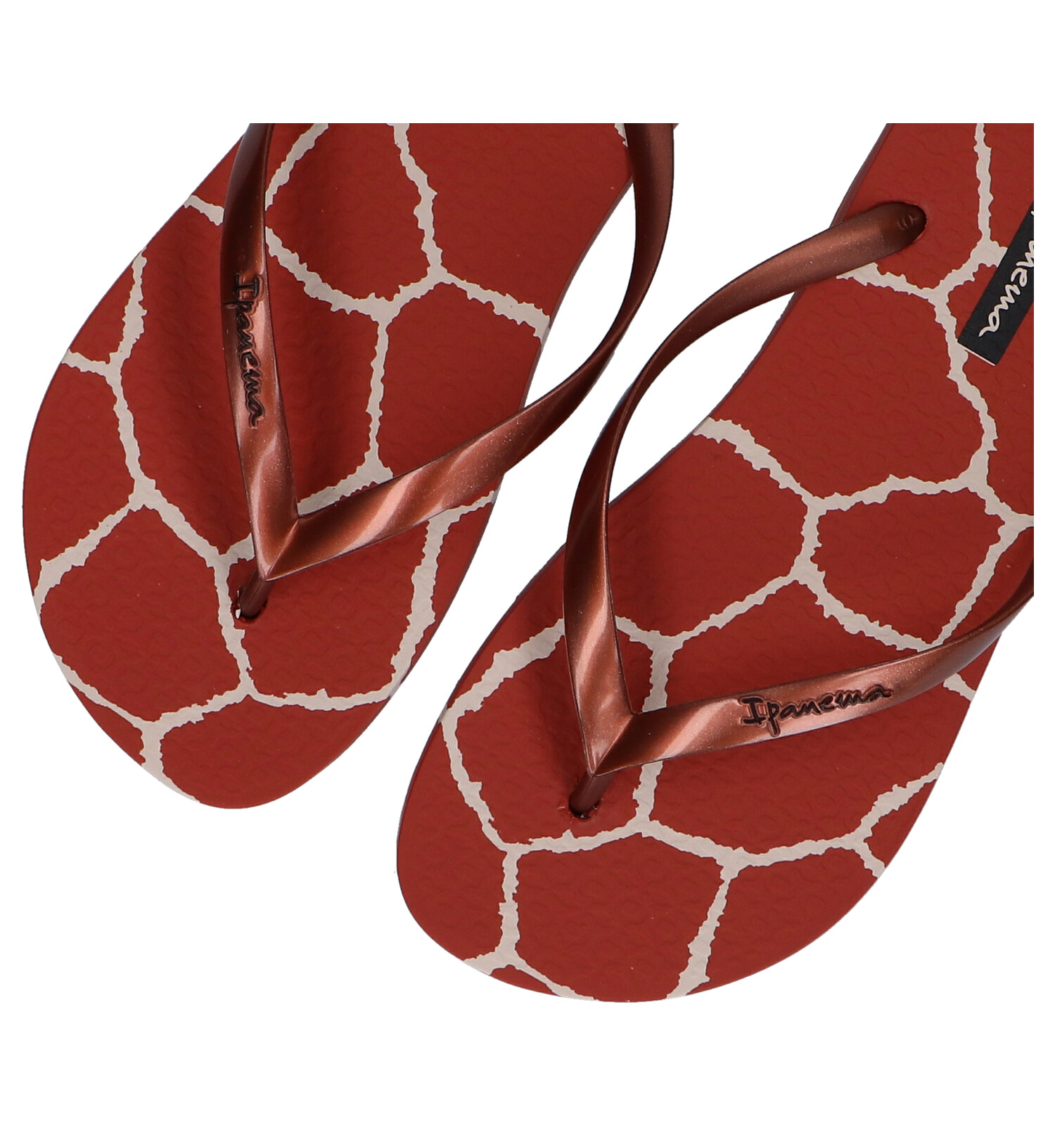 Teenslippers cognac