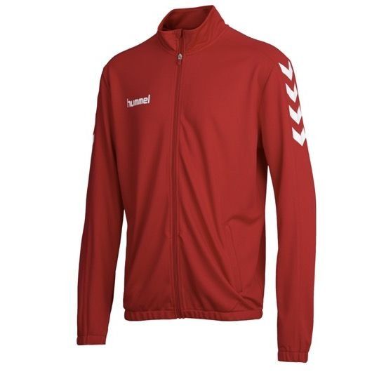 Hummel Core Poly Veste d'Entraînement - Rouge/Blanc Enfant