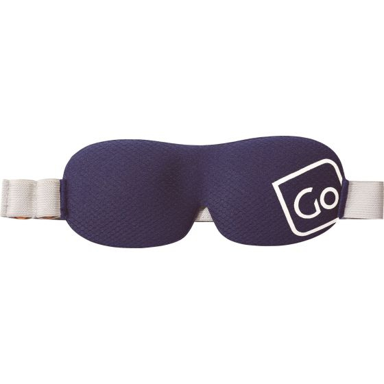 The Dreamer Eye Mask Elastische Augenmaske Licht Blockierende Schlafmaske mit Ohrstöpselhalter (733.301) - Dunkelblau