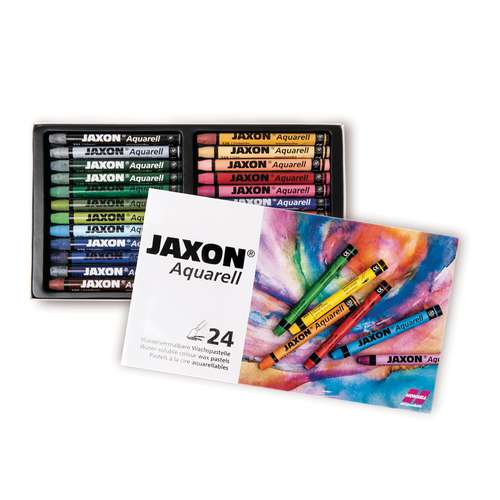 JAXON® Aquarell wasservermalbare Wachspastelle