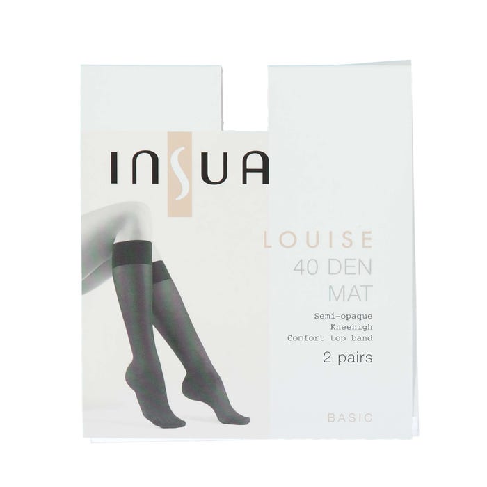 inSua-2-pack kniekousen Louise 40DEN