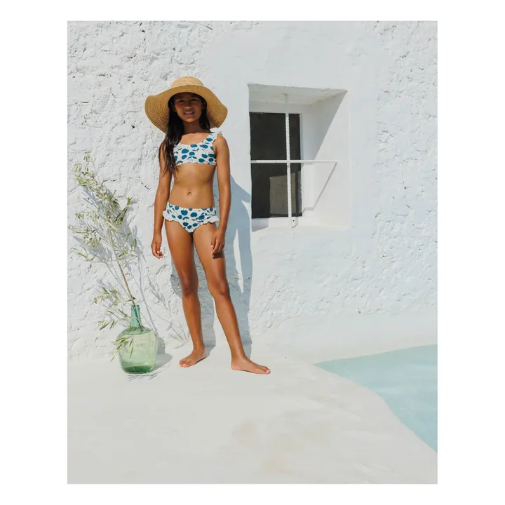Búho Maillot 2 Pièces Cerises | Ecru