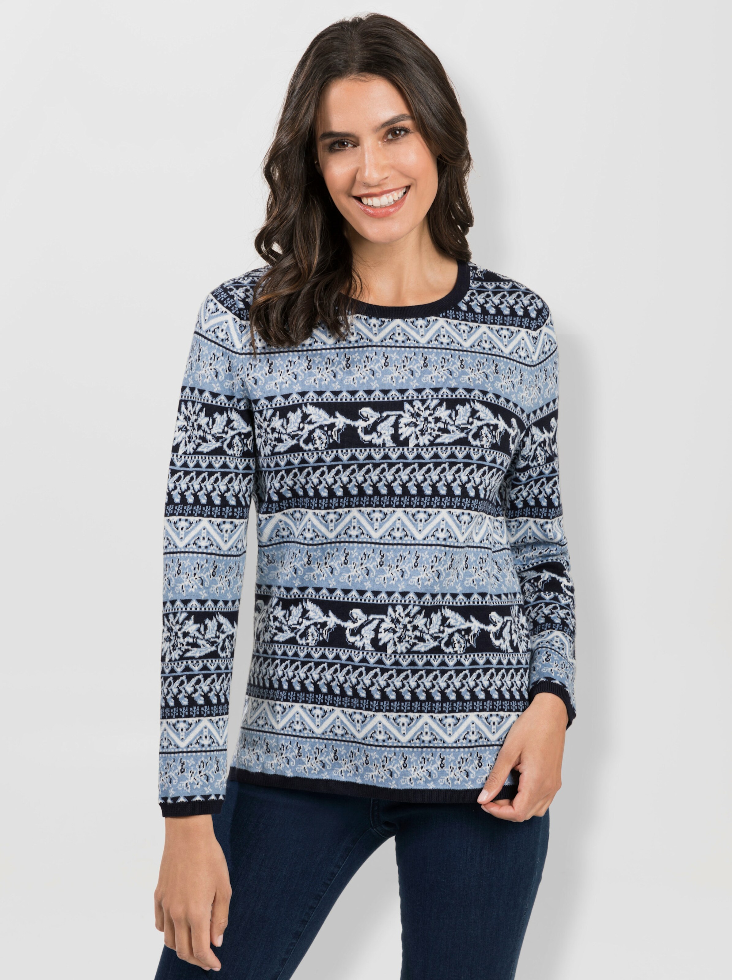 Jacquardpullover