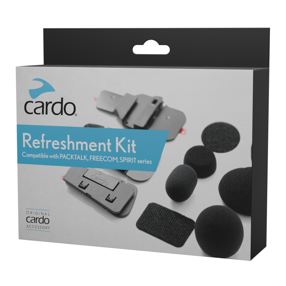 Cardo - Kit de rafraîchissement Packtalk / Freecom / Spirit Noir